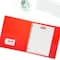 JAM Paper 3/4" Glass Twill Plastic 3-Ring Binders, 4ct.